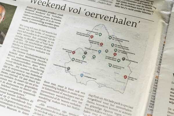 Ook zonder klikken geeft de kaart een mooie overzicht.