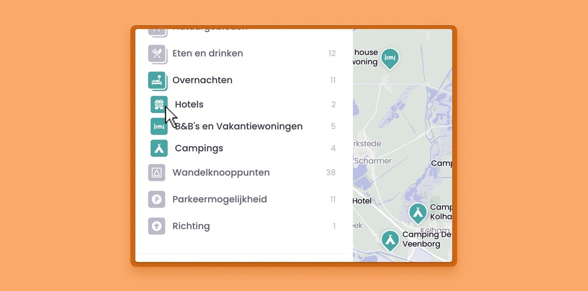Subcategorieƫn geven je de mogelijkheid om net wat extra onderscheid te maken.